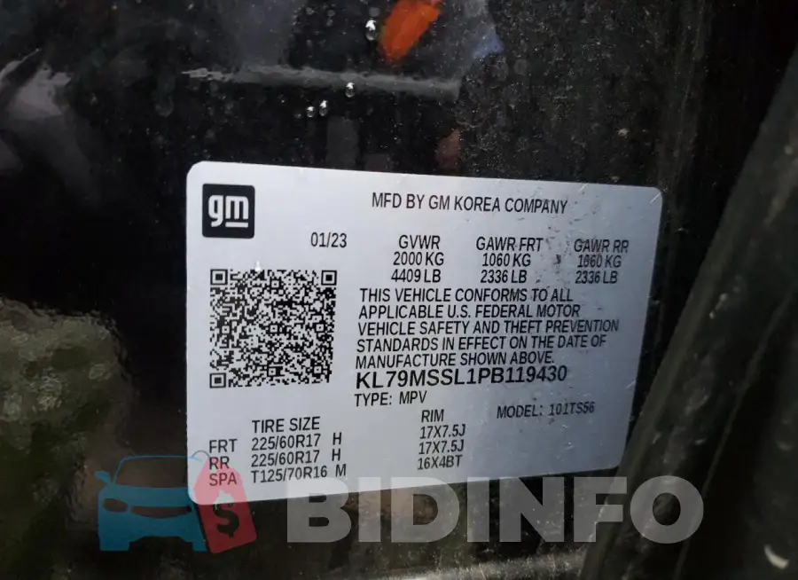 KL79MSSL1PB119430 Photo# 13