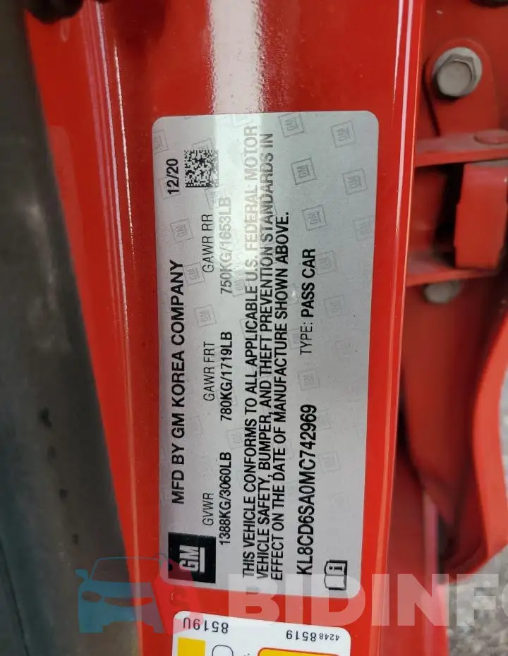 KL8CD6SA0MC742969 Photo# 12