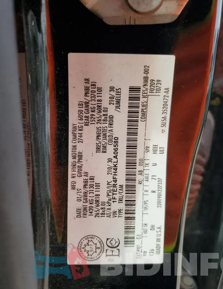 1FTER4FH4KLA06580 Photo# 12