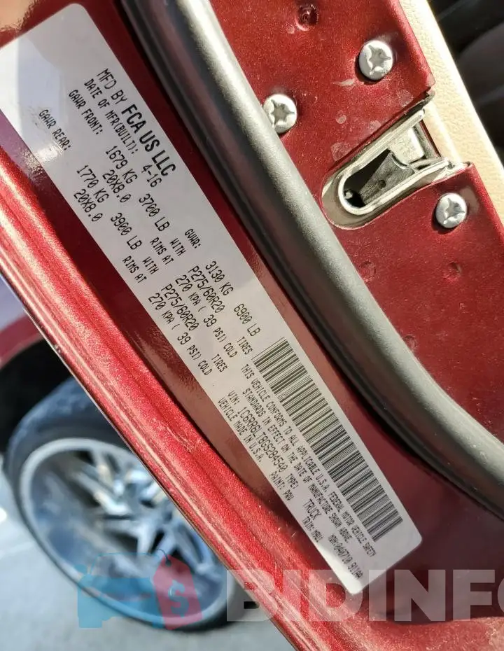 1C6RR6LT8GS284540 Photo# 13