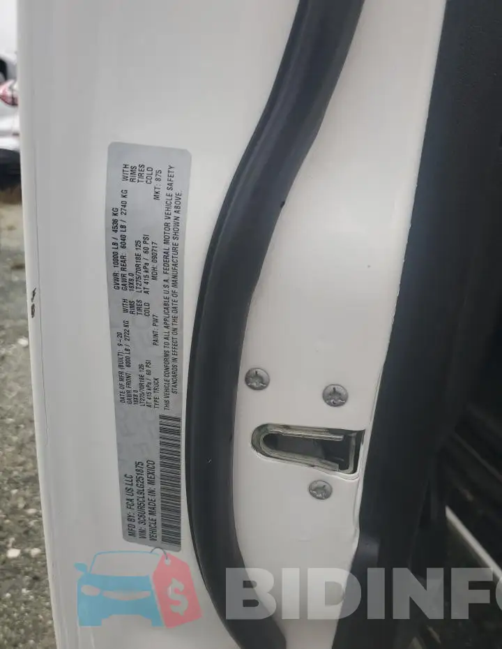 3C6UR5CL9LG251875 Photo# 13