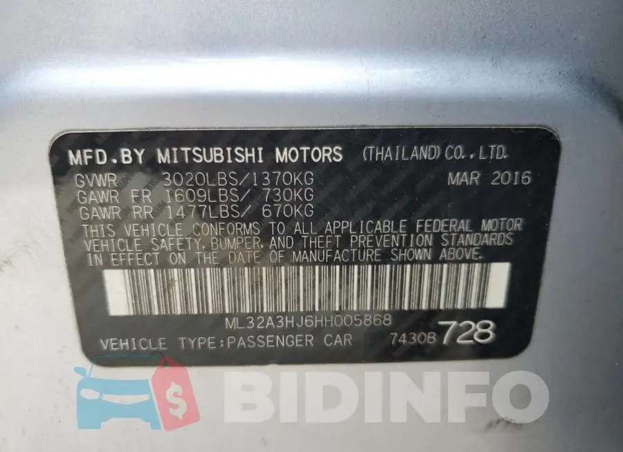 ML32A3HJ6HH005868 Photo# 13