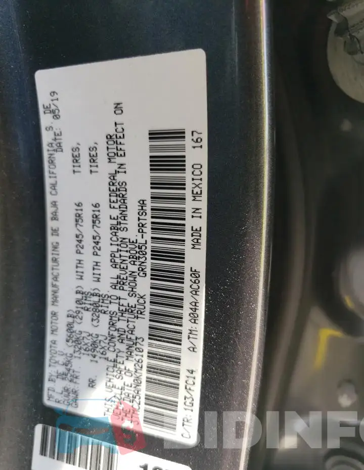 3TMCZ5AN0KM261073 Photo# 12