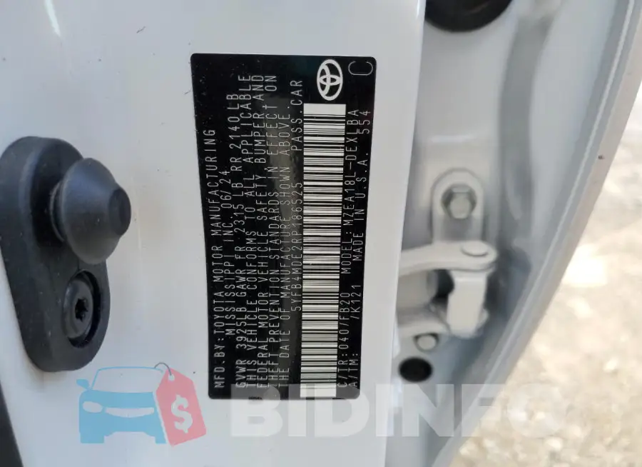 5YFB4MDE2RP186525 Photo# 12