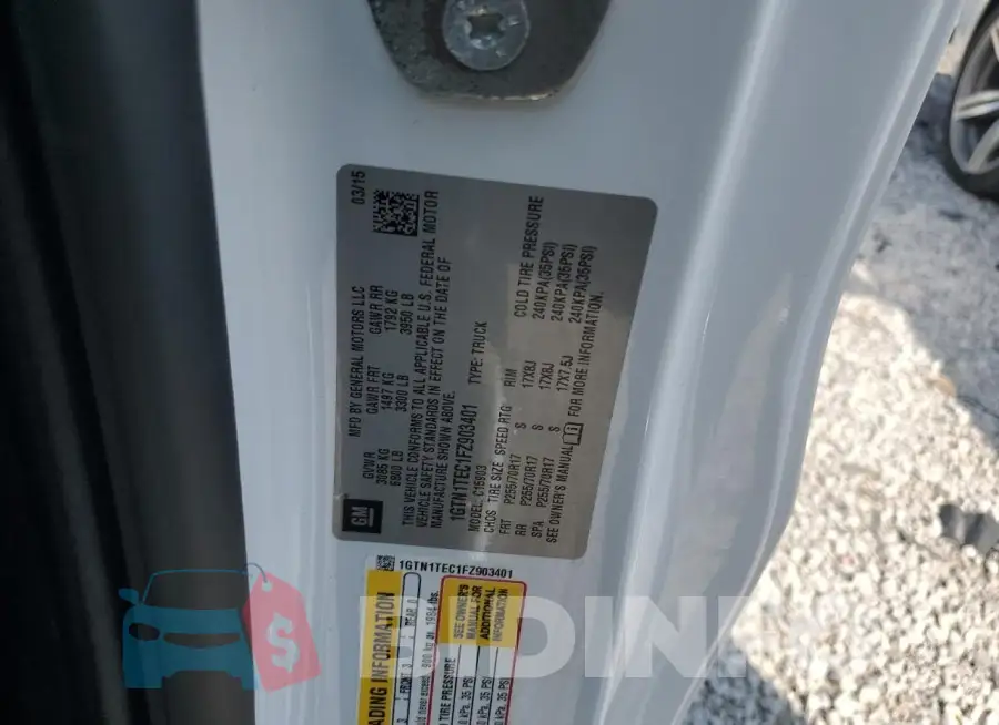 1GTN1TEC1FZ903401 Photo# 12