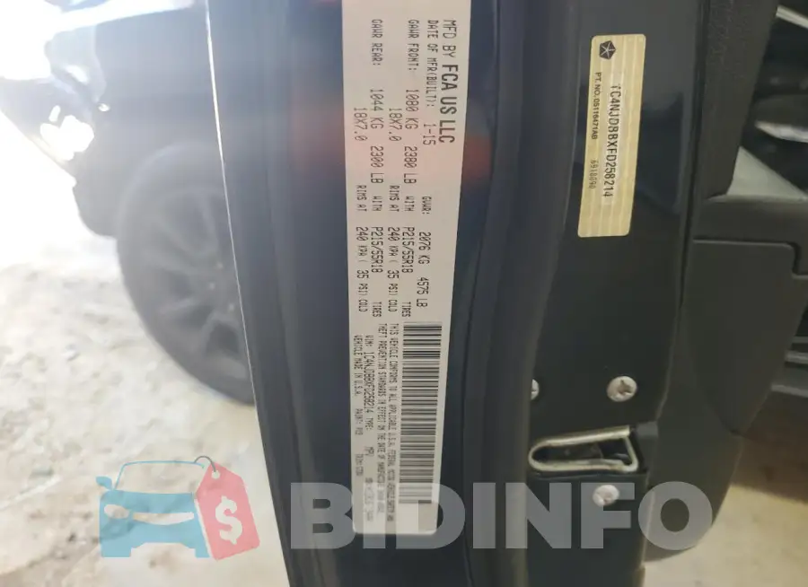 1C4NJDBBXFD258214 Photo# 13