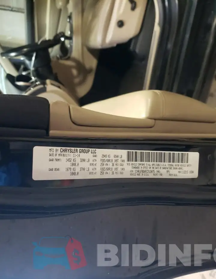 1C4RJFBGXFC713075 Photo# 13