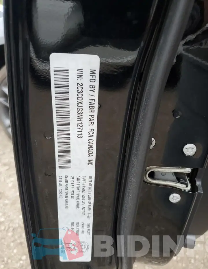 2C3CDXJG3NH127113 Photo# 13