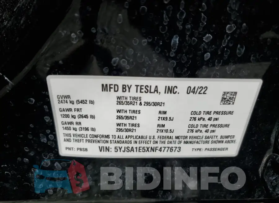 5YJSA1E5XNF477673 Photo# 12