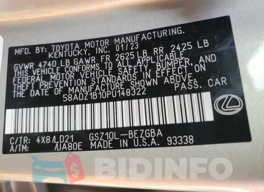 58ADZ1B10PU148322 Photo# 13