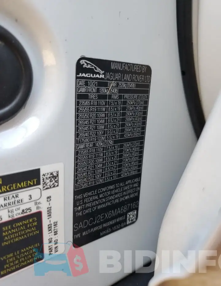 SADCJ2EX6MA687162 Photo# 13