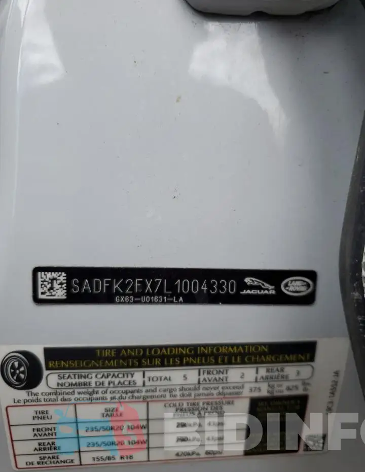 SADFK2FX7L1004330 Photo# 13