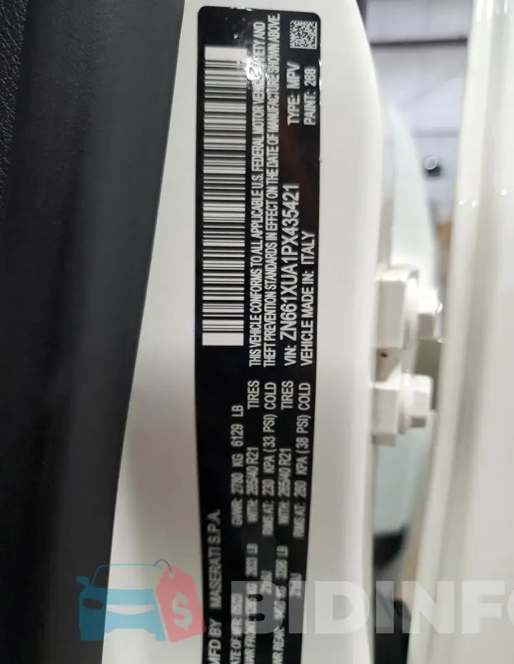ZN661XUA1PX435421 Photo# 14