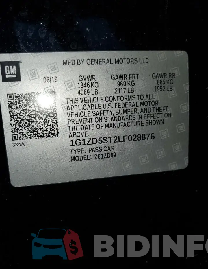 1G1ZD5ST2LF028876 Photo# 13