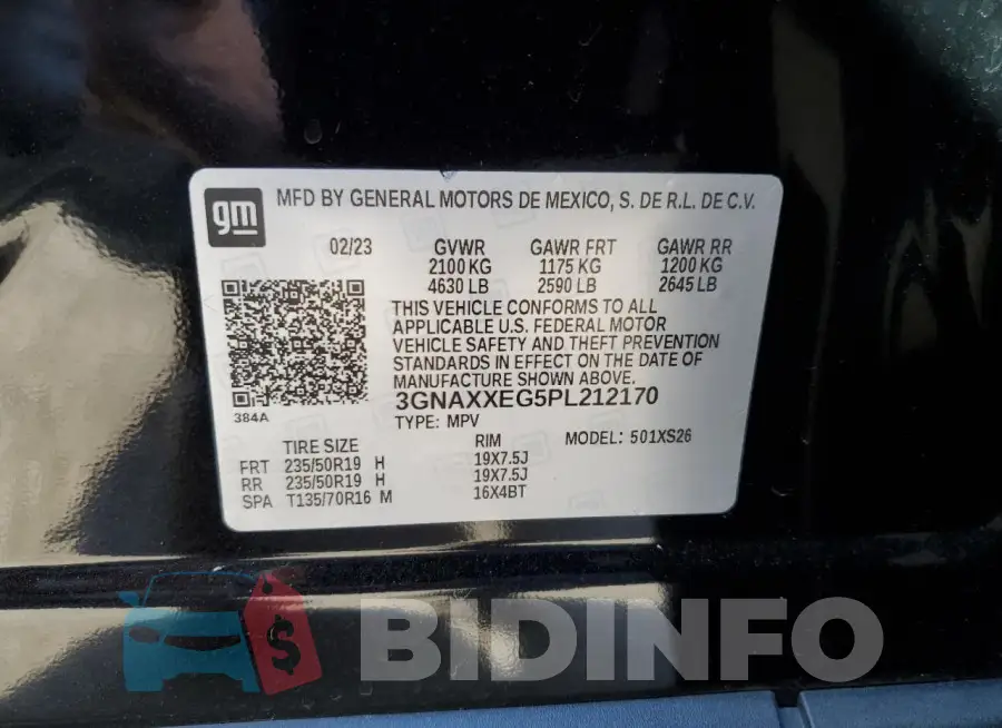 3GNAXXEG5PL212170 Photo# 13
