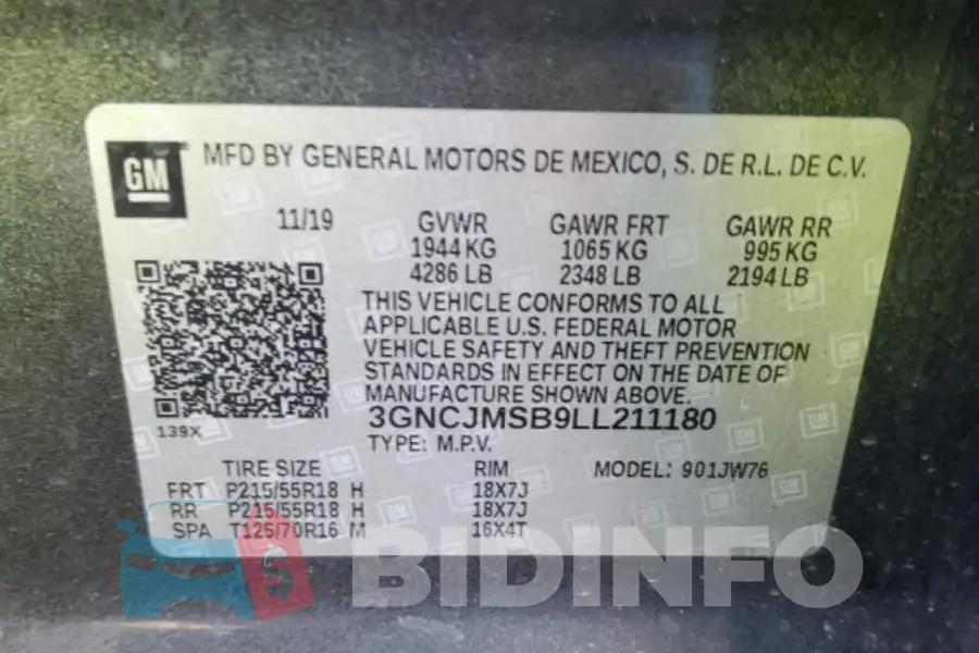 3GNCJMSB9LL211180 Photo# 13