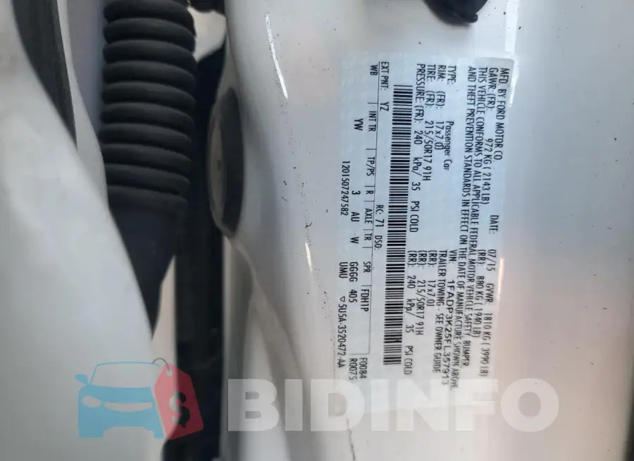1FADP3K25FL357913 Photo# 12