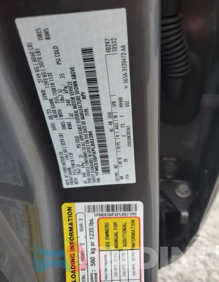 1FMEE5BPXPLB82390 Photo# 14