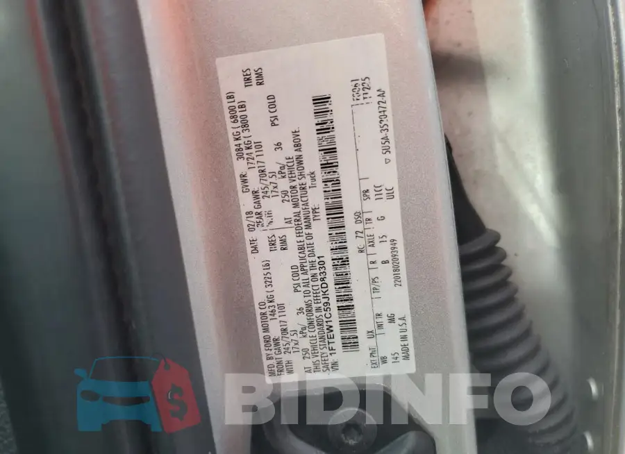1FTEW1C59JKD83301 Photo# 12