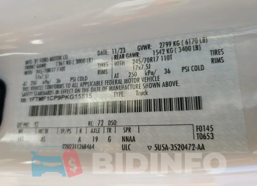 1FTMF1CP9PKG15515 Photo# 12