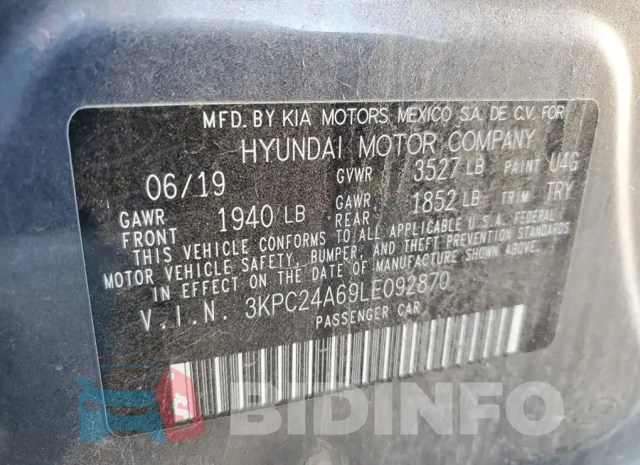 3KPC24A69LE092870 Photo# 12