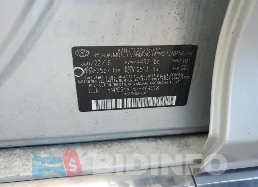 5NPE34AF5HH464018 Photo# 12