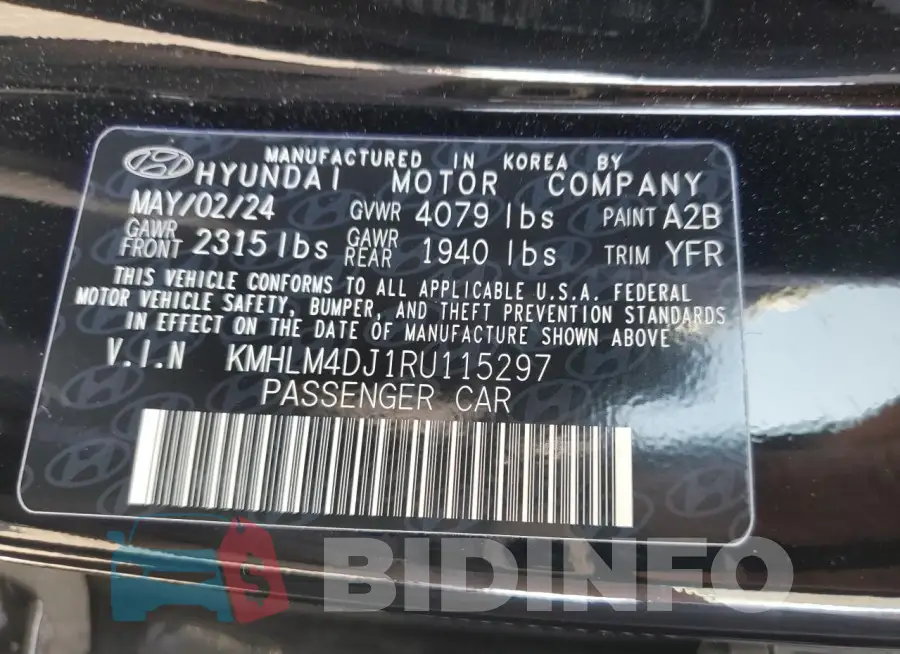 KMHLM4DJ1RU115297 Photo# 12