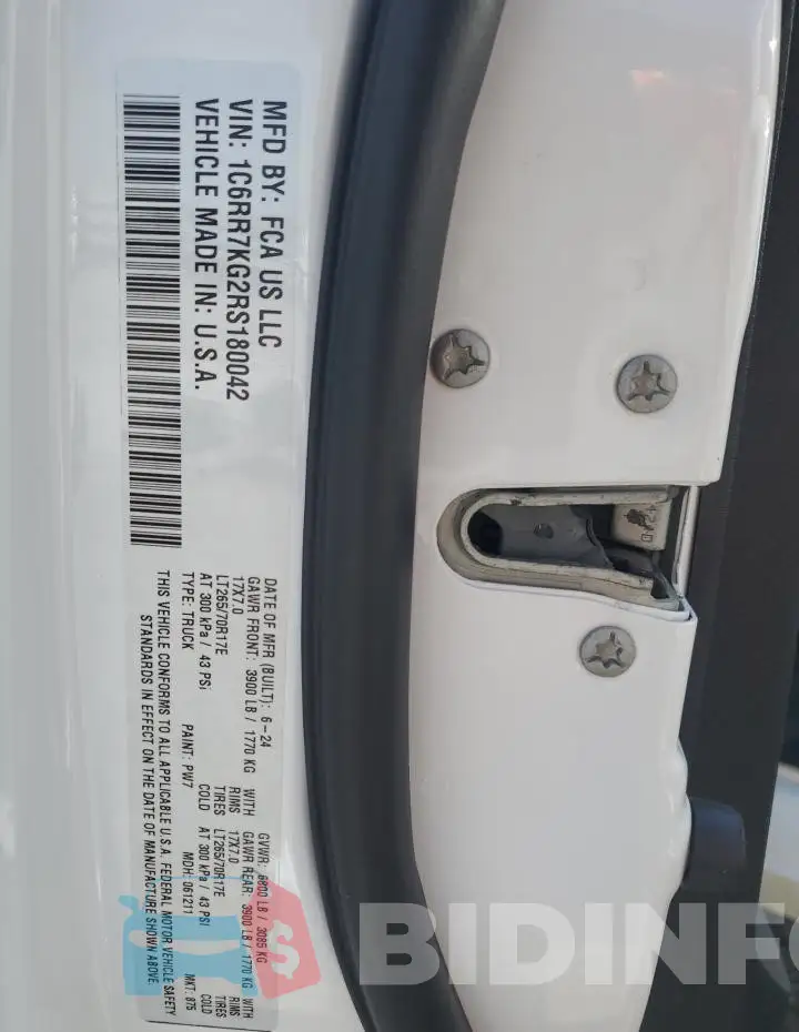 1C6RR7KG2RS180042 Photo# 12