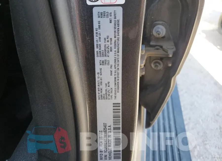 1C6RREHT7MN625407 Photo# 12