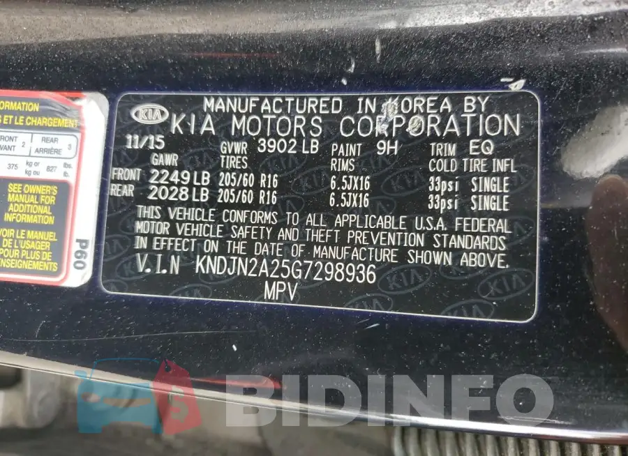 KNDJN2A25G7298936 Photo# 13