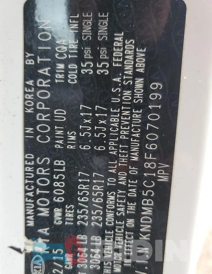 KNDMB5C18F6070199 Photo# 13