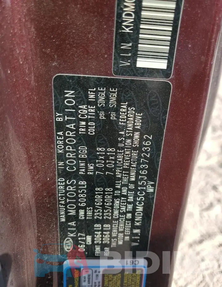 KNDMC5C15J6372362 Photo# 14