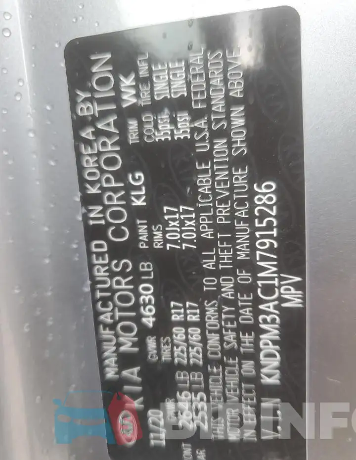 KNDPM3AC1M7915286 Photo# 13