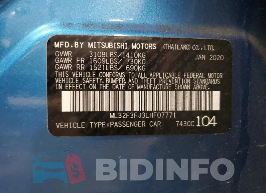 ML32F3FJ3LHF07771 Photo# 12