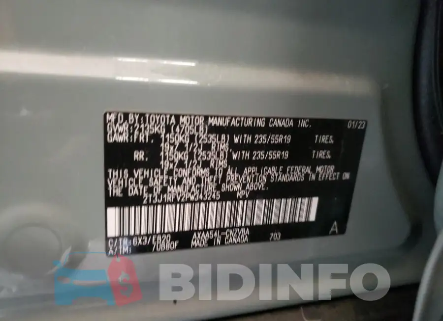 2T3J1RFV2PW343245 Photo# 13
