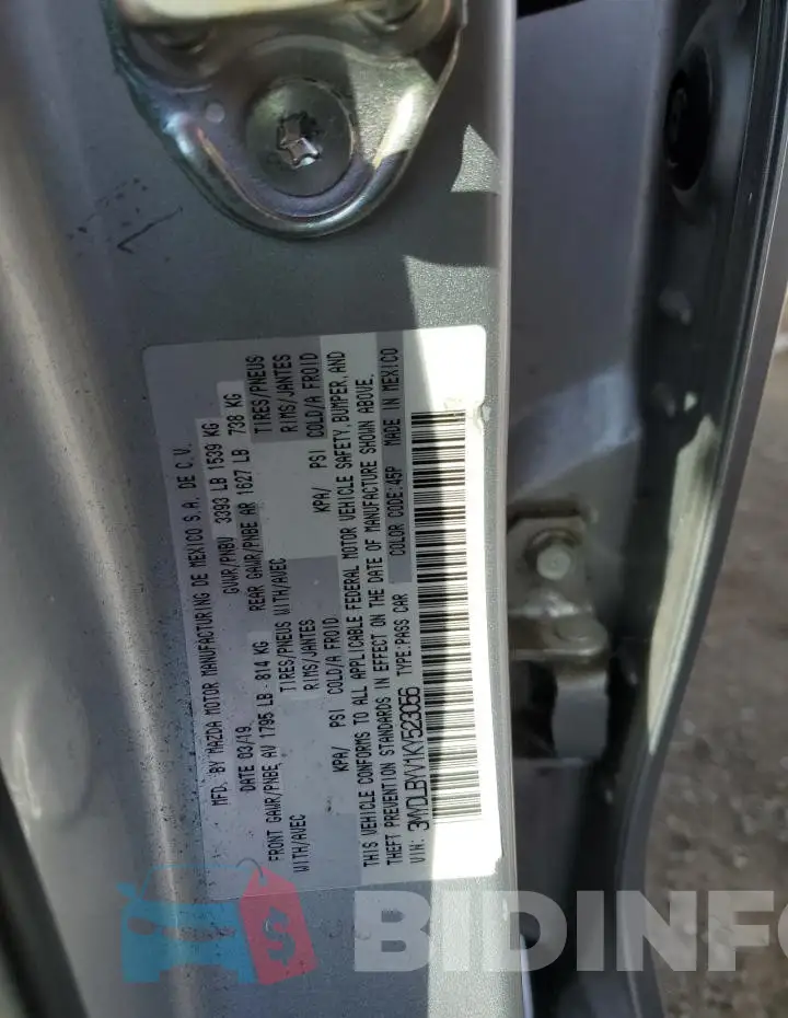 3MYDLBYV1KY523056 Photo# 12