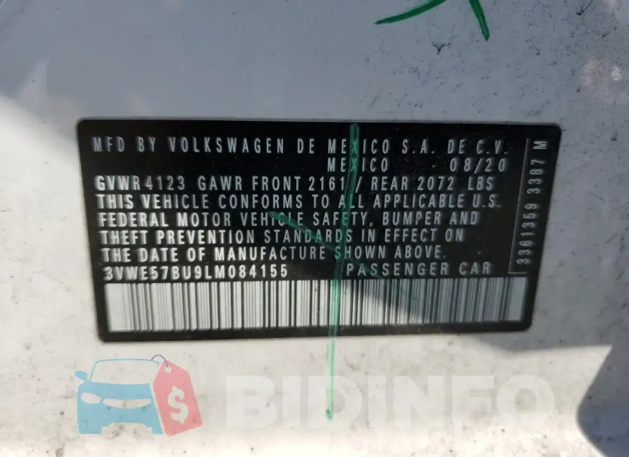 3VWE57BU9LM084155 Photo# 12