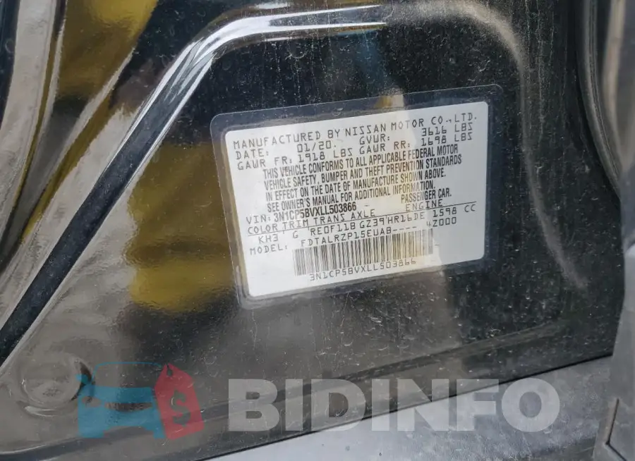 3N1CP5BVXLL503866 Photo# 13