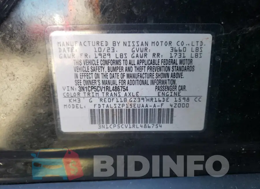 3N1CP5CV1RL486754 Photo# 13