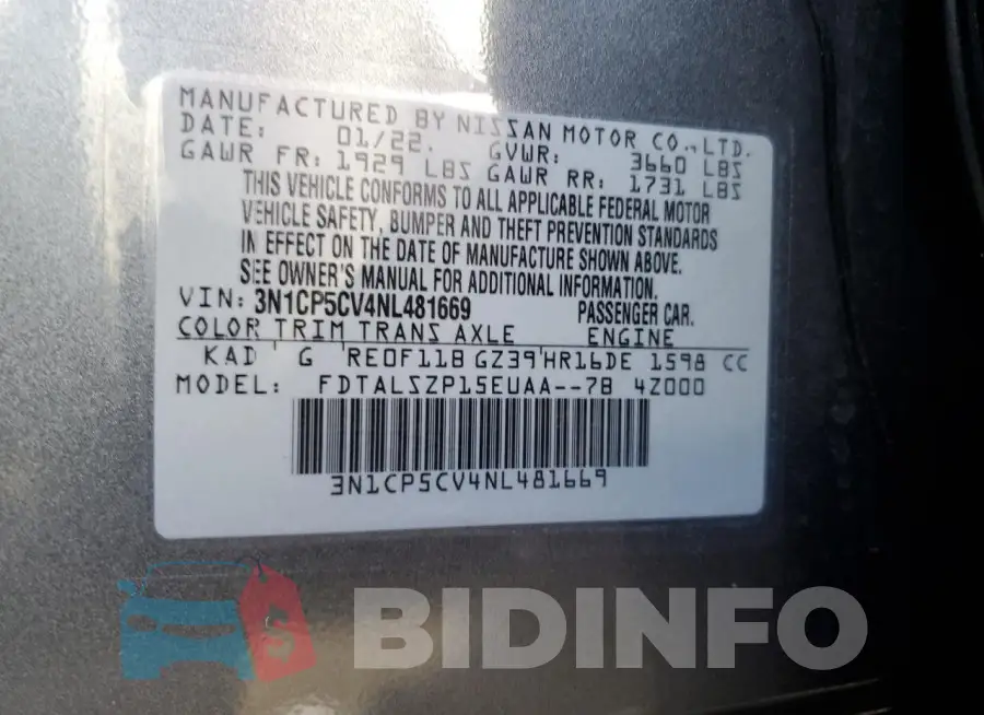 3N1CP5CV4NL481669 Photo# 14