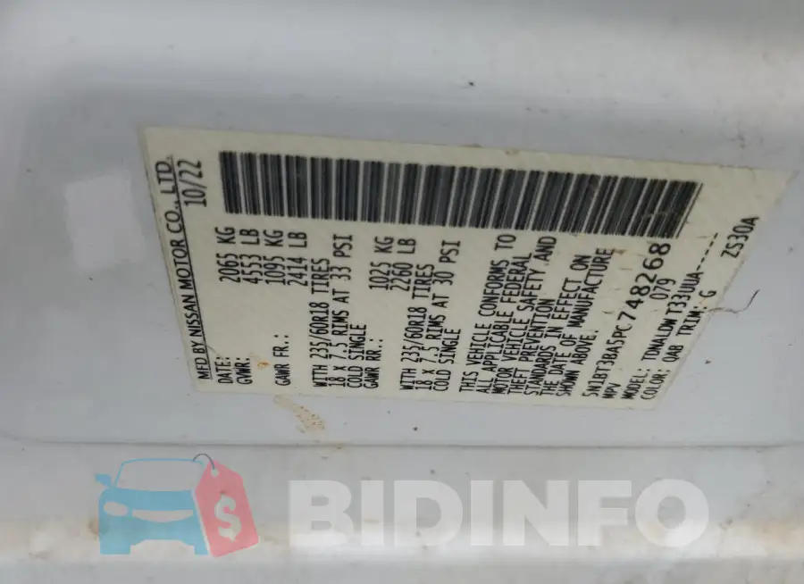 5N1BT3BA5PC748268 Photo# 12