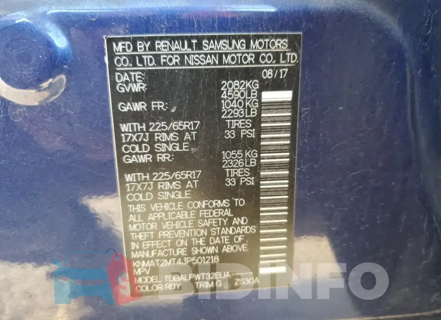 KNMAT2MT4JP501218 Photo# 13