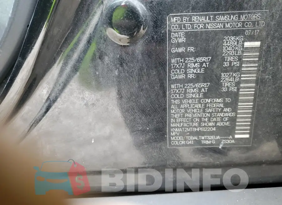 KNMAT2MT8HP612204 Photo# 14