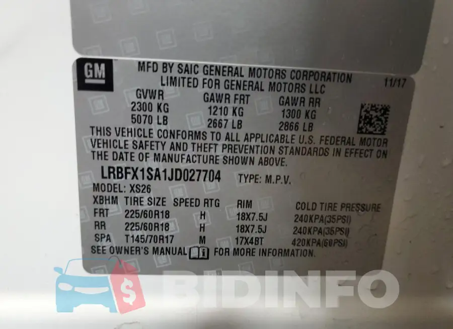 LRBFX1SA1JD027704 Photo# 14