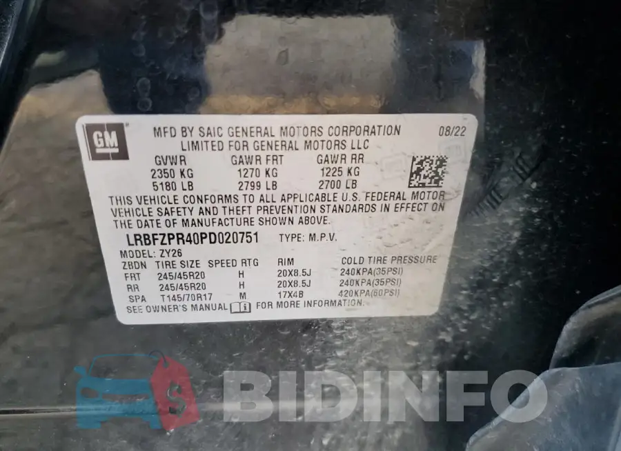 LRBFZPR40PD020751 Photo# 13