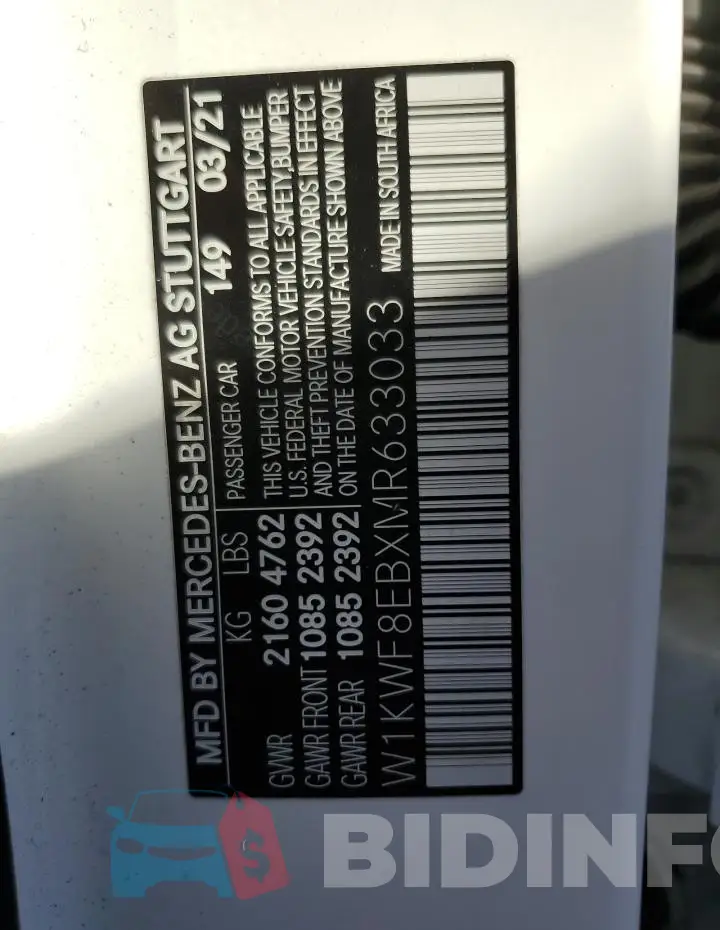 W1KWF8EBXMR633033 Photo# 12