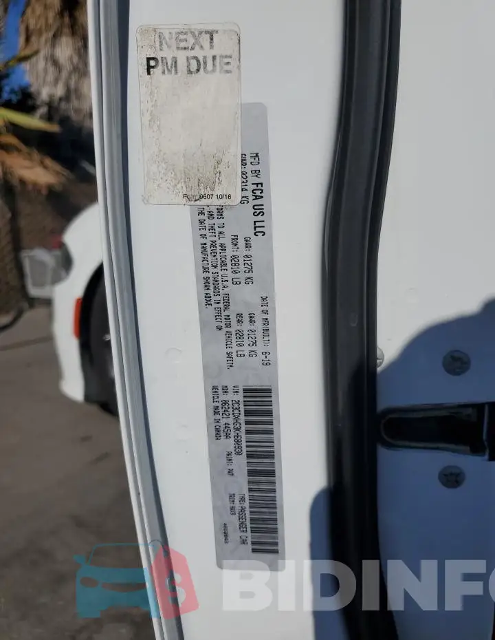 2C3CDXHG3KH680930 Photo# 13
