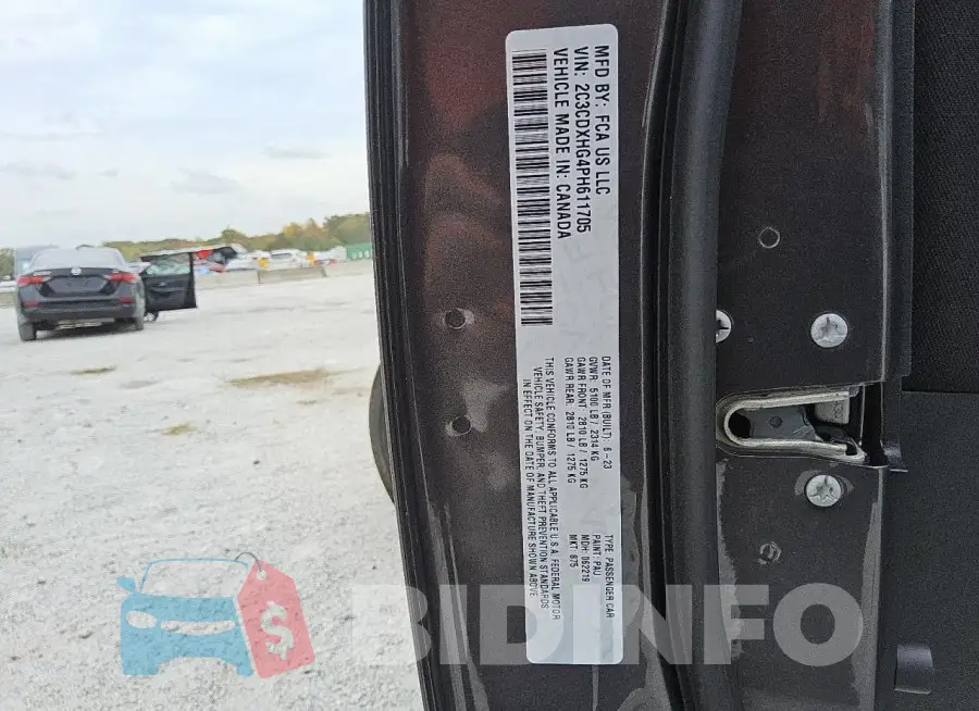 2C3CDXHG4PH611705 Photo# 13