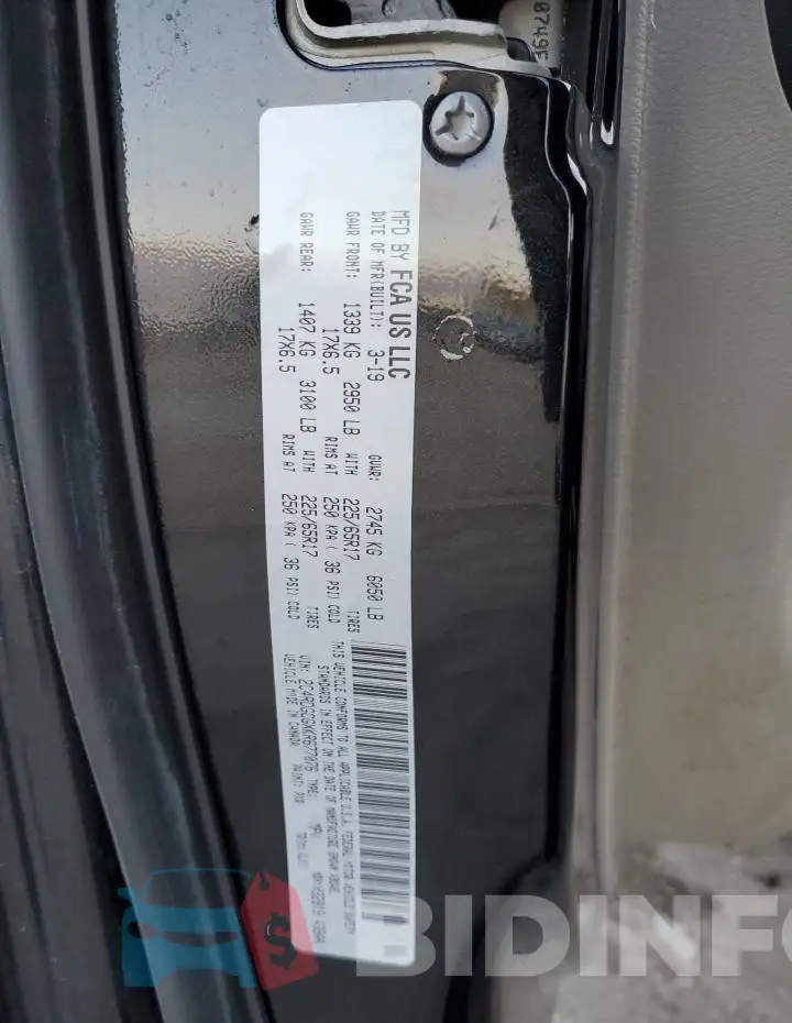 2C4RDGCGXKR677076 Photo# 14