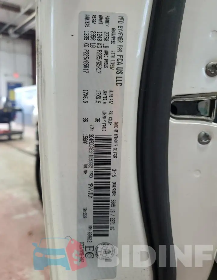 3C4PDCAB3FT658685 Photo# 14
